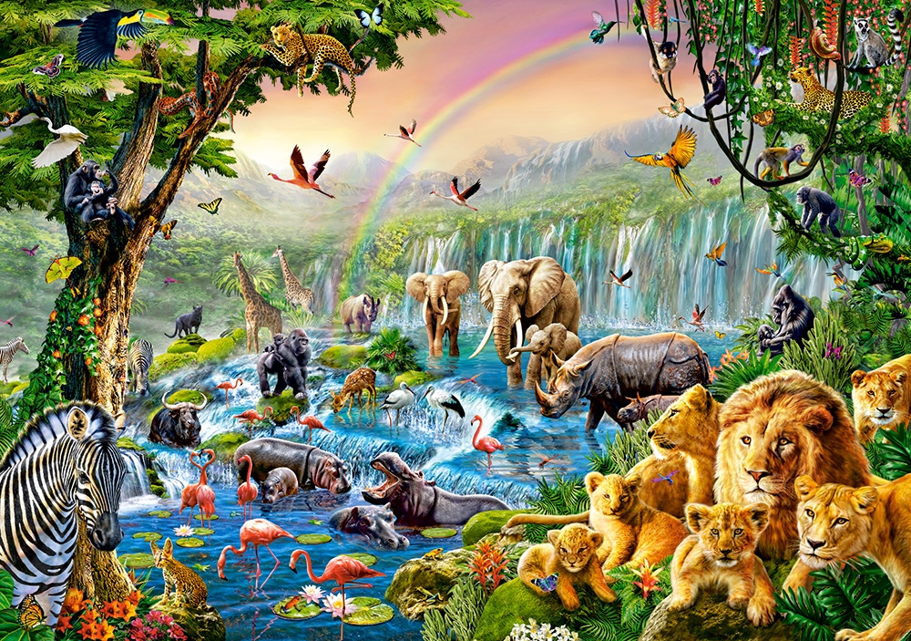 Castorland Dschungel-Fluss 500 Teile Puzzle Castorland-52141 Castorland Dschungel-Fluss 500 Teile Puzzle Castorland-52141 von Castorland