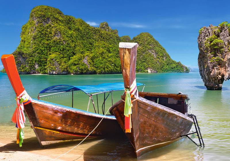 Castorland Khao Phing Kan 500 Teile Puzzle Castorland-53551 von Castorland