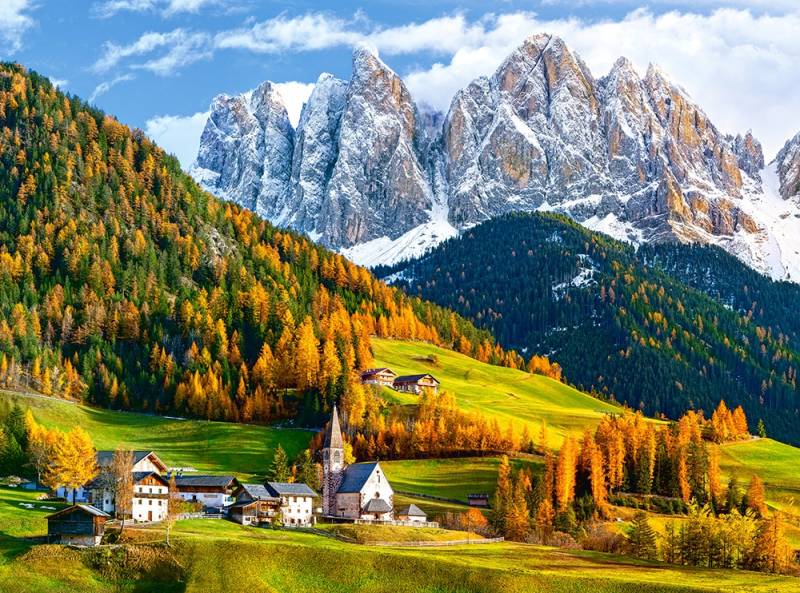 Castorland Kirche St. Magdalena, Dolomiten 2000 Teile Puzzle Castorland-200610 von Castorland