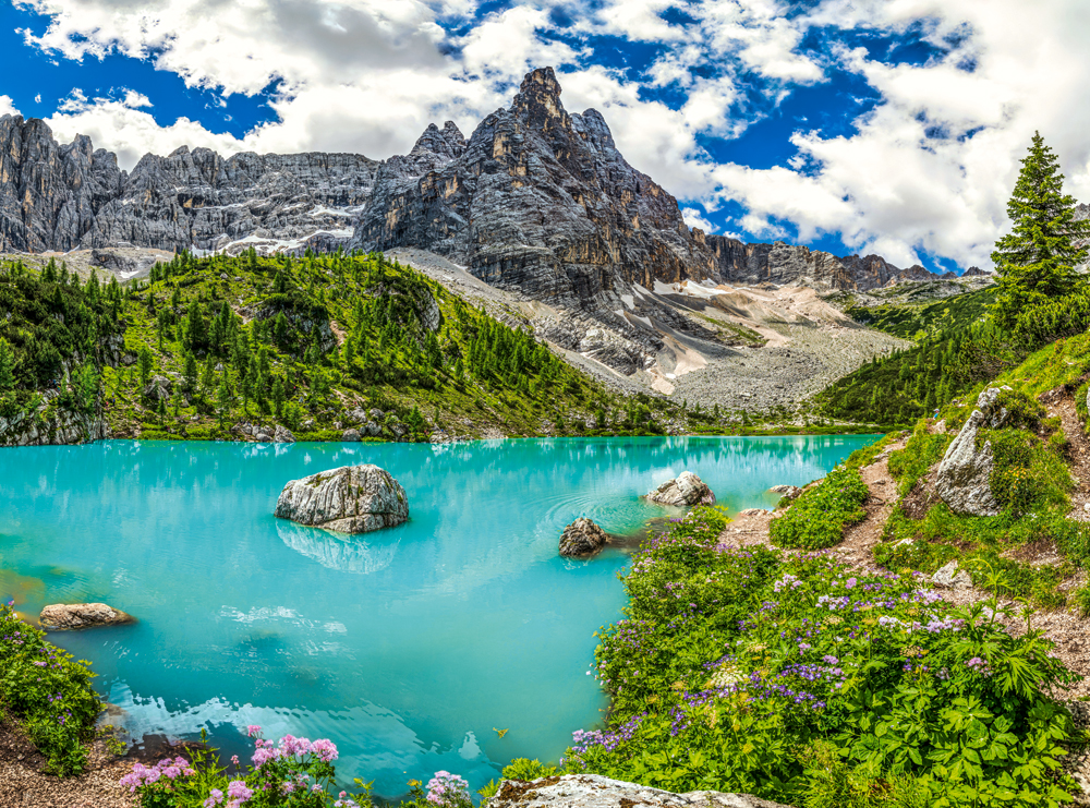 Castorland Lake Sorapis, Alps, Italy 2000 Teile Puzzle Castorland-201006 von Castorland