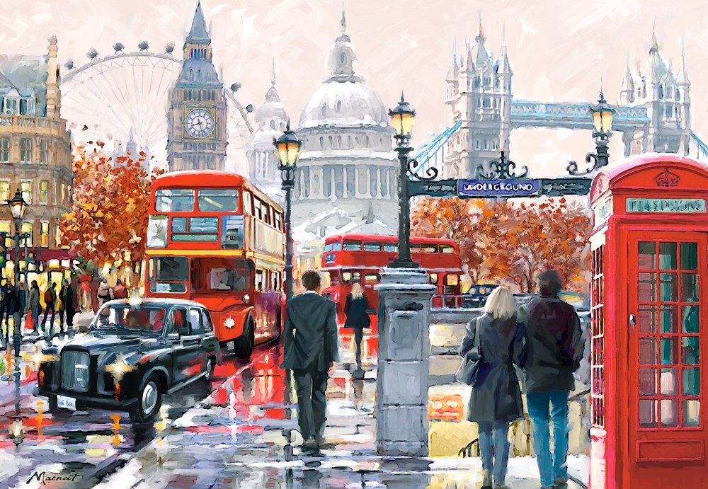 Castorland Londoner Collage 1000 Teile Puzzle Castorland-103140 Castorland Londoner Collage 1000 Teile Puzzle Castorland-103140 von Castorland