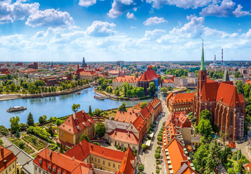 Castorland Luftaufnahme von Breslau, Polen 1000 Teile Puzzle Castorland-105526 Castorland Luftaufnahme von Breslau, Polen 1000 Teile Puzzle Castorland-105526 von Castorland