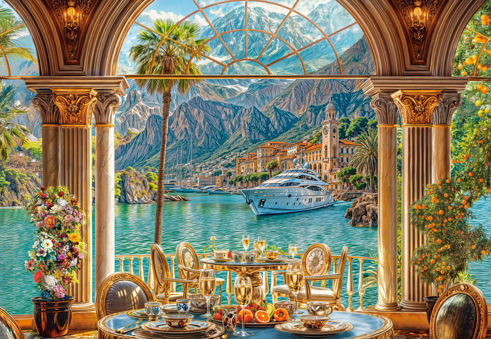Castorland Mediterranean Dessert 1500 Teile Puzzle Castorland-152285 von Castorland