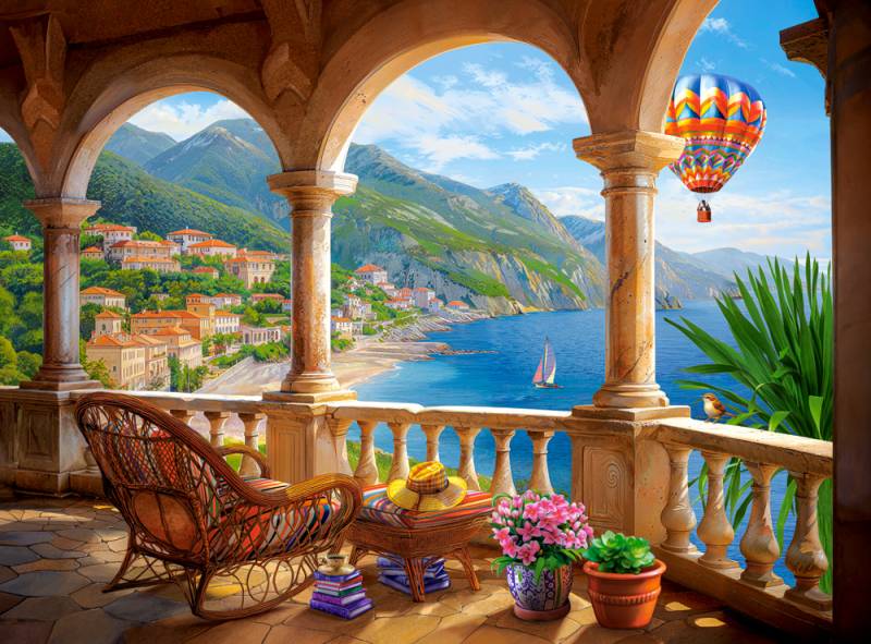 Castorland Montenegro Meditation 2000 Teile Puzzle Castorland-200979 von Castorland