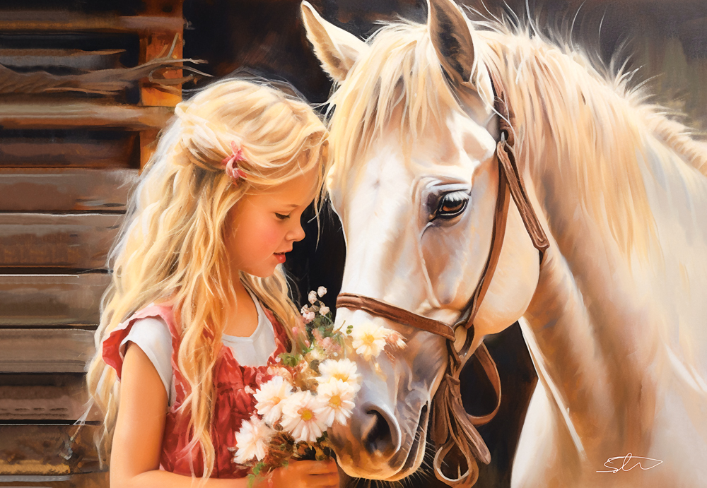 Castorland My Friend Horse 1000 Teile Puzzle Castorland-105205 Castorland My Friend Horse 1000 Teile Puzzle Castorland-105205 von Castorland