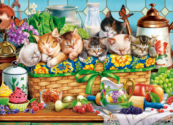 Castorland Napping Kittens 200 Teile Puzzle Castorland-222278 Castorland Napping Kittens 200 Teile Puzzle Castorland-222278 von Castorland