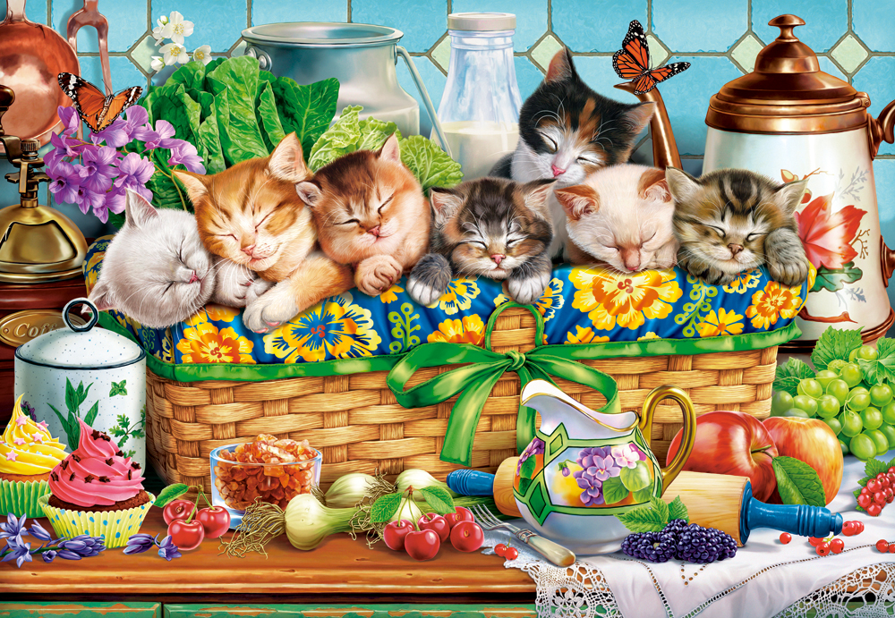 Castorland Nickerchen Machende Kätzchen 1000 Teile Puzzle Castorland-105069 Castorland Nickerchen Machende Kätzchen 1000 Teile Puzzle Castorland-105069 von Castorland