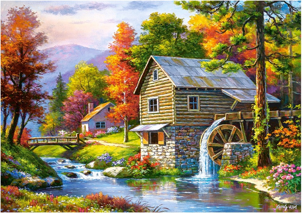 Castorland Alte Sutter's Mill 500 Teile Puzzle Castorland-52691 Castorland Alte Sutter's Mill 500 Teile Puzzle Castorland-52691 von Castorland