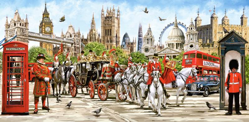 Castorland Stolz auf London 4000 Teile Puzzle Castorland-400300 von Castorland