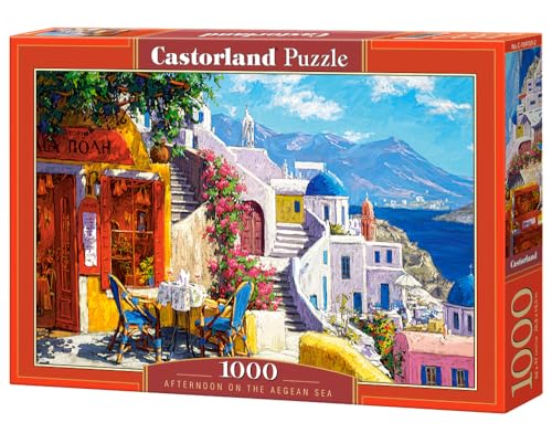 Castorland C-104130-2 Afternoon on The Aegean Sea, 1000 Teile Puzzle, bunt von Castorland