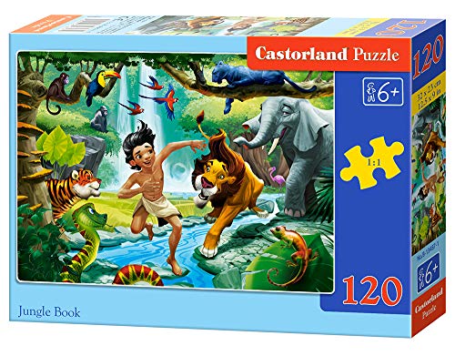 Castorland B-13487-1 Jungle Book, 120 Teile Puzzle, bunt von Castorland