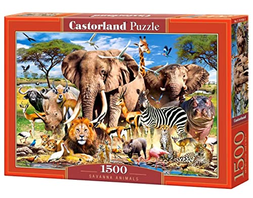 Castorland Puzzle mit 1500 Teilen: Animaux de la Savane Castorland Puzzle mit 1500 Teilen: Animaux de la Savane von Castorland