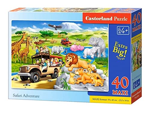 Castorland Puzzle 40 Teile Maxi Safari Adventure von Castorland