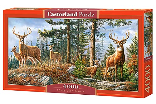 Castorland Puzzle 4000 pièces : Famille Cerf Royal von Castorland