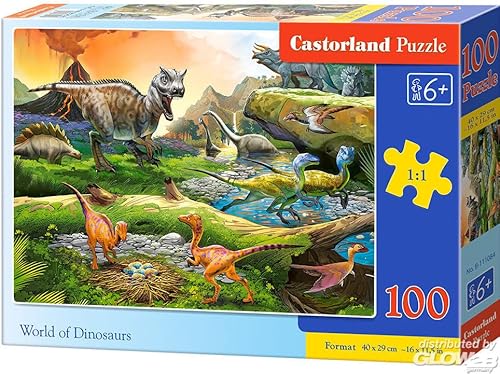 Puzzle Castorland - Le Monde des Dinosaures (100 pièces) von Castorland