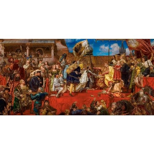 Castorland Puzzle mit 4000 Teilen: Die Preußische Hommage Jan Matejko von Castorland