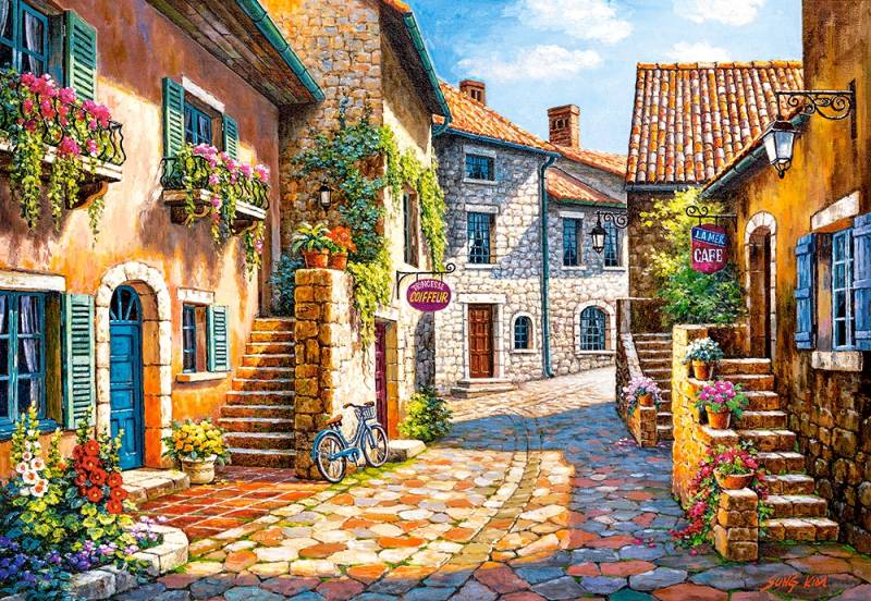 Castorland Rue de Village 1000 Teile Puzzle Castorland-103744 Castorland Rue de Village 1000 Teile Puzzle Castorland-103744 von Castorland