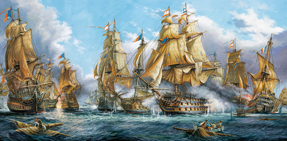 Castorland Seeschlacht 4000 Teile Puzzle Castorland-400102 Castorland Seeschlacht 4000 Teile Puzzle Castorland-400102 von Castorland