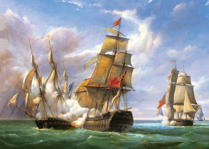 Castorland Seeschlacht von Trafalgar  3000 Teile Puzzle Castorland-300037 von Castorland