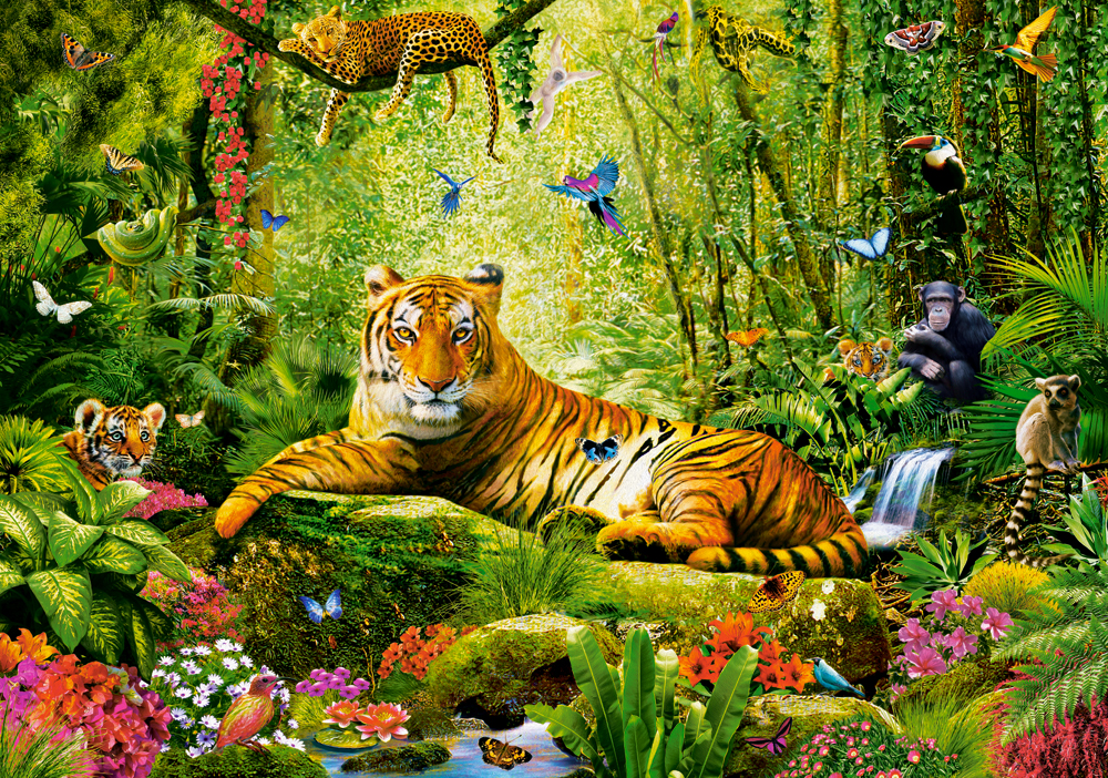 Castorland Seine Majestät der Tiger 500 Teile Puzzle Castorland-53711 Castorland Seine Majestät der Tiger 500 Teile Puzzle Castorland-53711 von Castorland