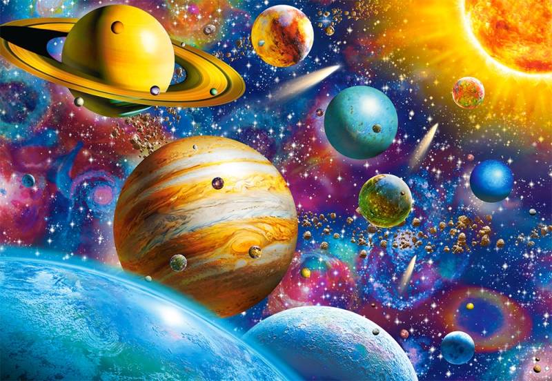 Castorland Odyssee durch das Sonnensystem 1000 Teile Puzzle Castorland-104314 von Castorland