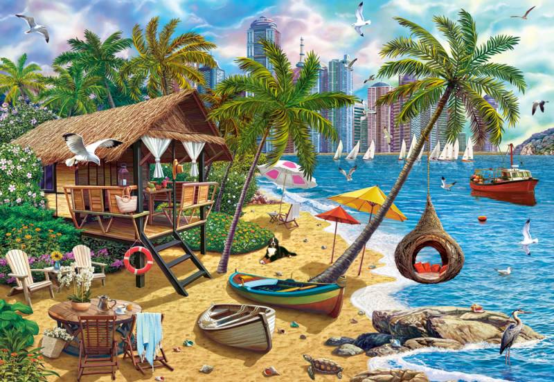 Castorland Sommer in der Stadt 1000 Teile Puzzle Castorland-105045 Castorland Sommer in der Stadt 1000 Teile Puzzle Castorland-105045 von Castorland