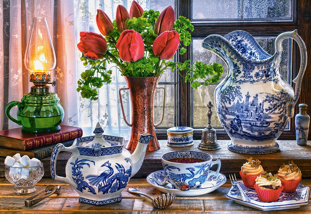 Castorland Stilleben mit Tulpen 1500 Teile Puzzle Castorland-151820 Castorland Stilleben mit Tulpen 1500 Teile Puzzle Castorland-151820 von Castorland