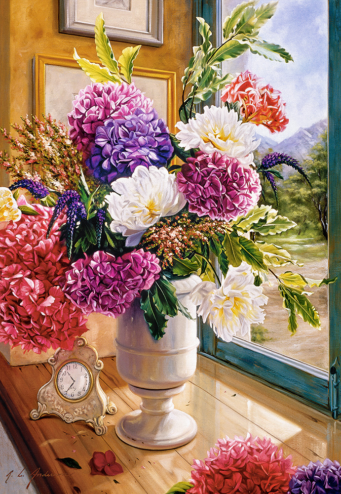 Castorland Stilleben mit Hortensien 1000 Teile Puzzle Castorland-104444 Castorland Stilleben mit Hortensien 1000 Teile Puzzle Castorland-104444 von Castorland