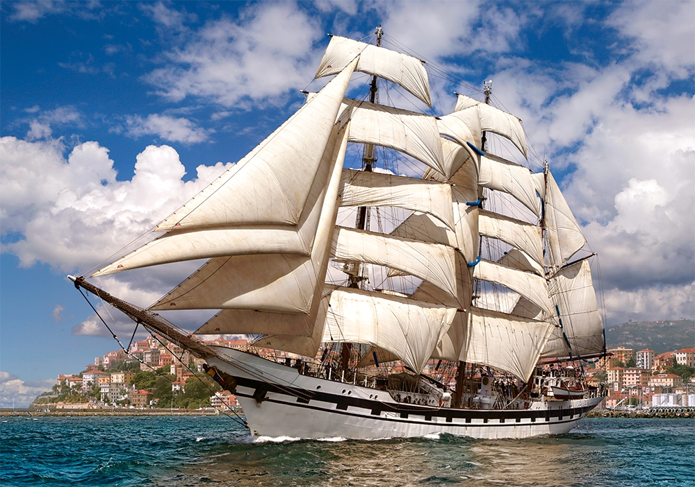 Castorland Großes Schiff beim Verlassen des Hafens 500 Teile Puzzle Castorland-52851 Castorland Großes Schiff beim Verlassen des Hafens 500 Teile Puzzle Castorland-52851 von Castorland
