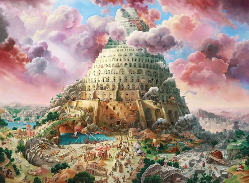 Castorland Turm von Babel 3000 Teile Puzzle Castorland-300563 von Castorland