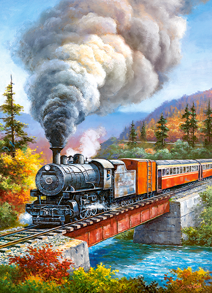 Castorland Train Crossing 200 Teile Puzzle Castorland-222070 Castorland Train Crossing 200 Teile Puzzle Castorland-222070 von Castorland