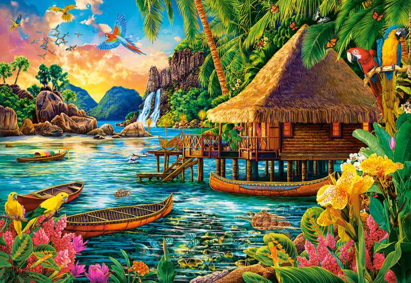 Castorland Tropische Insel 1000 Teile Puzzle Castorland-104871 Castorland Tropische Insel 1000 Teile Puzzle Castorland-104871 von Castorland