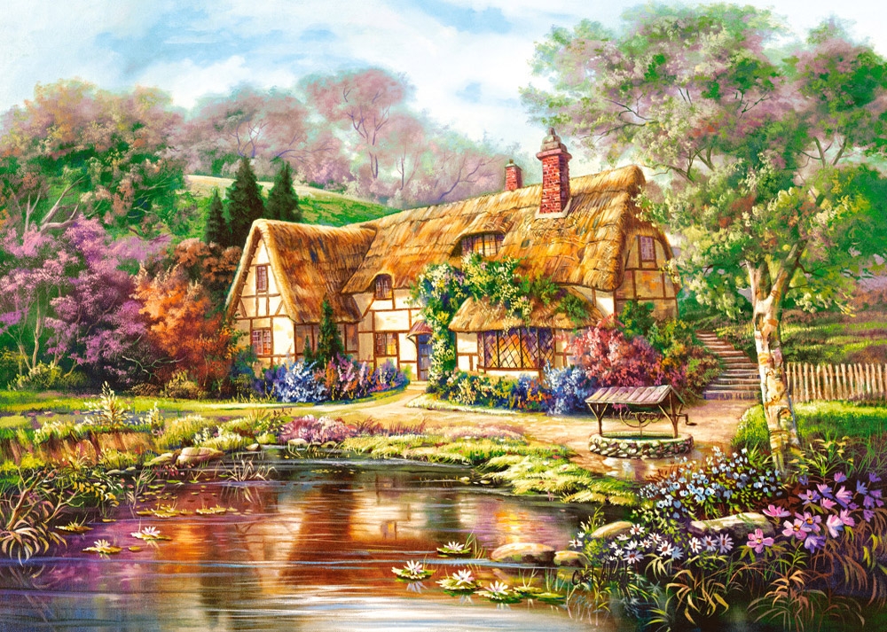 Castorland Twilight at Woodgreen Pond 3000 Teile Puzzle Castorland-300365 von Castorland