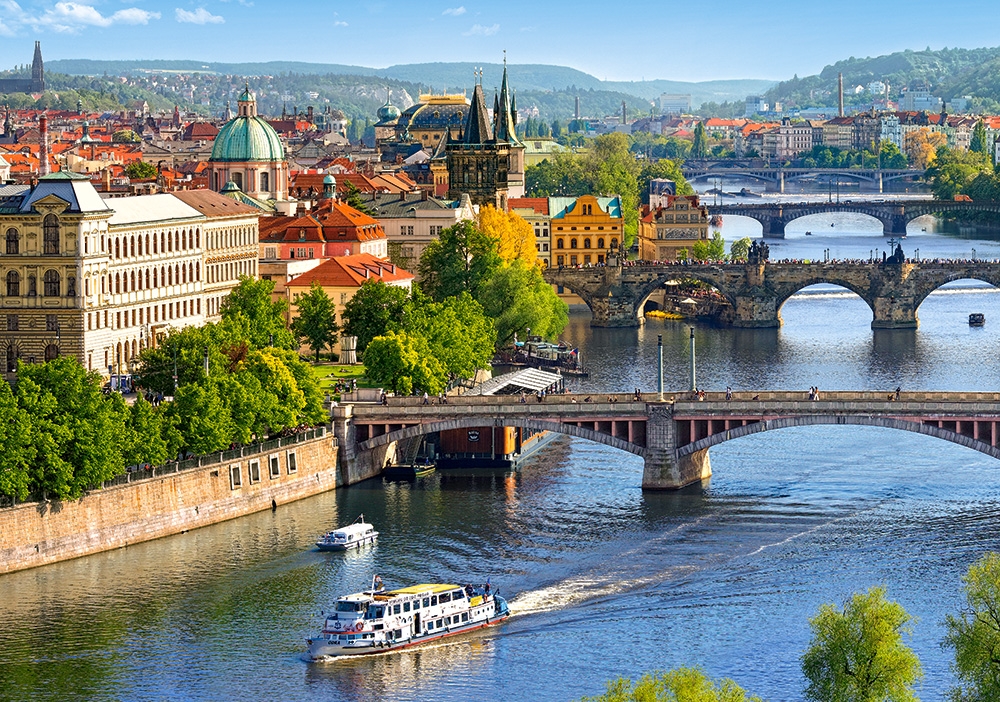 Castorland Ansicht der Brücken in Prag 500 Teile Puzzle Castorland-53087 Castorland Ansicht der Brücken in Prag 500 Teile Puzzle Castorland-53087 von Castorland