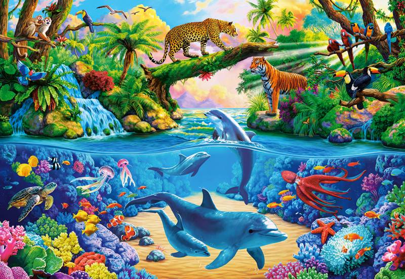 Castorland Wilde Natur 1000 Teile Puzzle Castorland-104888 von Castorland