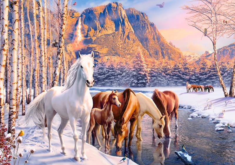 Castorland Winter Melt 500 Teile Puzzle Castorland-53704 von Castorland