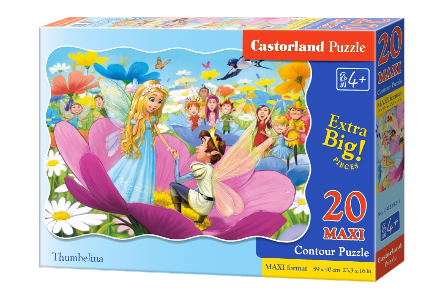 Castorland XXL Teile - Däumeline 20 Teile Puzzle Castorland-02382 von Castorland