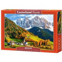 Church of St.Magdalena,Dolomites,Puzzle 2000 Teile Church of St.Magdalena,Dolomites,Puzzle 2000 Teile von Castorland