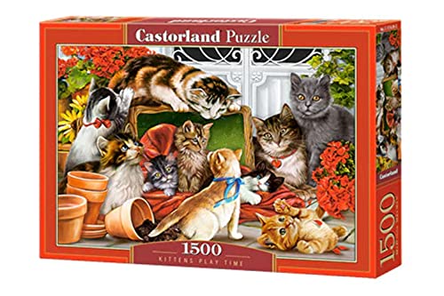 Castorland C-151639-2 Kittens Play Time, 1500 Teile Puzzle, bunt von Castorland