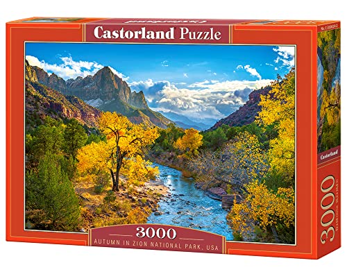 Puzzle 3000 pièces : Automne Dans le Parc national de Zion, USA von Castorland