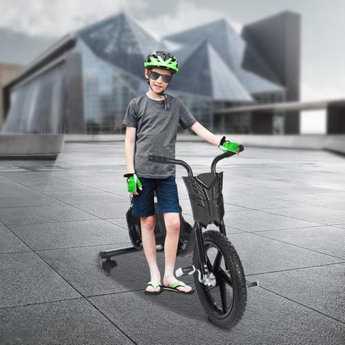 Casyi Kinder elektrisches 3-Rad-Drift-Trike, verstellbares Design mit Heckleuchten, stabile und unterhaltsame Fahrt für Kinder, sicher und aufregend Casyi Kinder elektrisches 3-Rad-Drift-Trike, verstellbares Design mit Heckleuchten, stabile und unterhaltsame Fahrt für Kinder, sicher und aufregend von Casyi