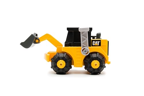 Cat Toys Official Unstoppable Movers Radlader Spielzeug | Baustellen Fahrzeuge Kinder mit Großen Rädern und Funktionstüchtigen Lichtern | Baustellenfahrzeug für Kinder ab 3 Jahre von CAT