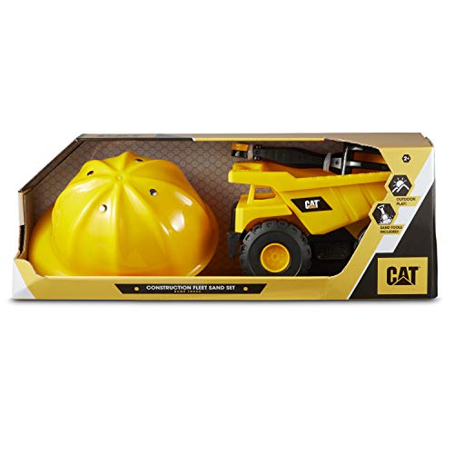 CERPILLAR 82061 LKW mit Gelenk Freilauf 25 cm und Bauhelm von CatToysOfficial