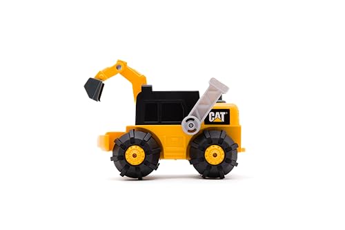 CatToys Official Unstoppable Movers Excavator Toy | Cat Excavator with Big Wheels and Functional Lights | Construction Vehicle for Kids from 3 Years von Caterpillar