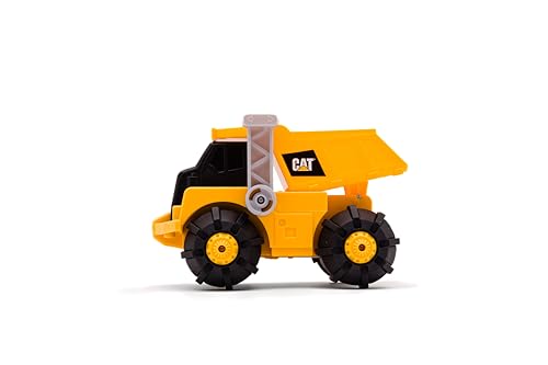 CatToysOfficial Unstoppable Movers Kipplaster Spielzeug | Kipplaster mit Großen Rädern und Funktionstüchtigen Lichtern | Baustellenfahrzeug für Kinder ab 3 Jahre von CatToysOfficial