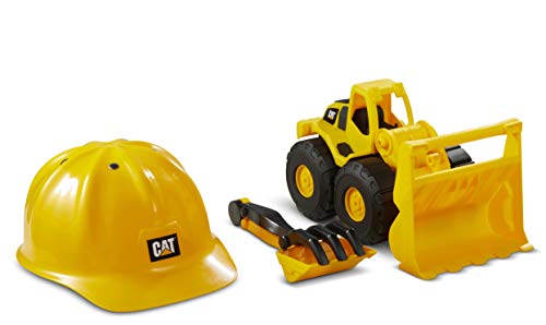 Caterpillar by Funrise 82063 Caterpillar CAT Baustellen Fuhrpark Sammlung - Radlader Baufahrzeug, Gelb von CatToysOfficial