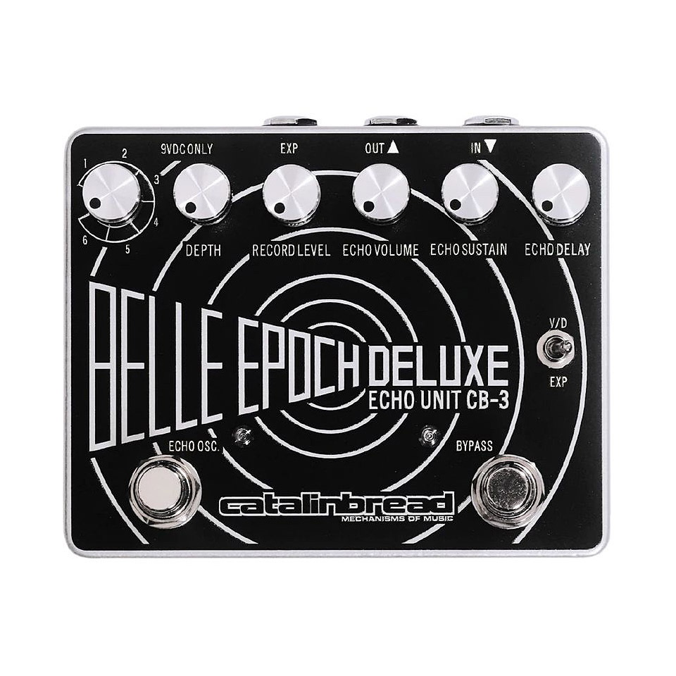 Catalinbread Belle Epoch Deluxe Black on Silver Effektgerät E-Gitarre von Catalinbread