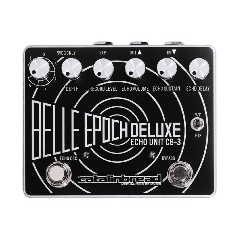 Catalinbread Belle Epoch Deluxe Black on Silver Effektgerät E-Gitarre von Catalinbread
