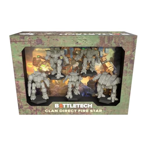 Catalyst Game Labs BattleTech | Miniatures | Clan Direct Fire Star | Expansion | Miniature Game Ages 14+ | Spiel auf Englisch von Catalyst Game Labs