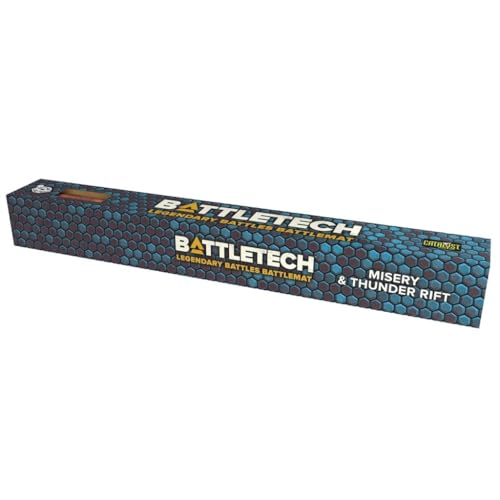 Catalyst Game Labs BattleTech | Battle Mat | Legendary Battles Thunder Rif | Expansion | Miniature Game Ages 14+ | Spiel auf Englisch von Catalyst Game Labs